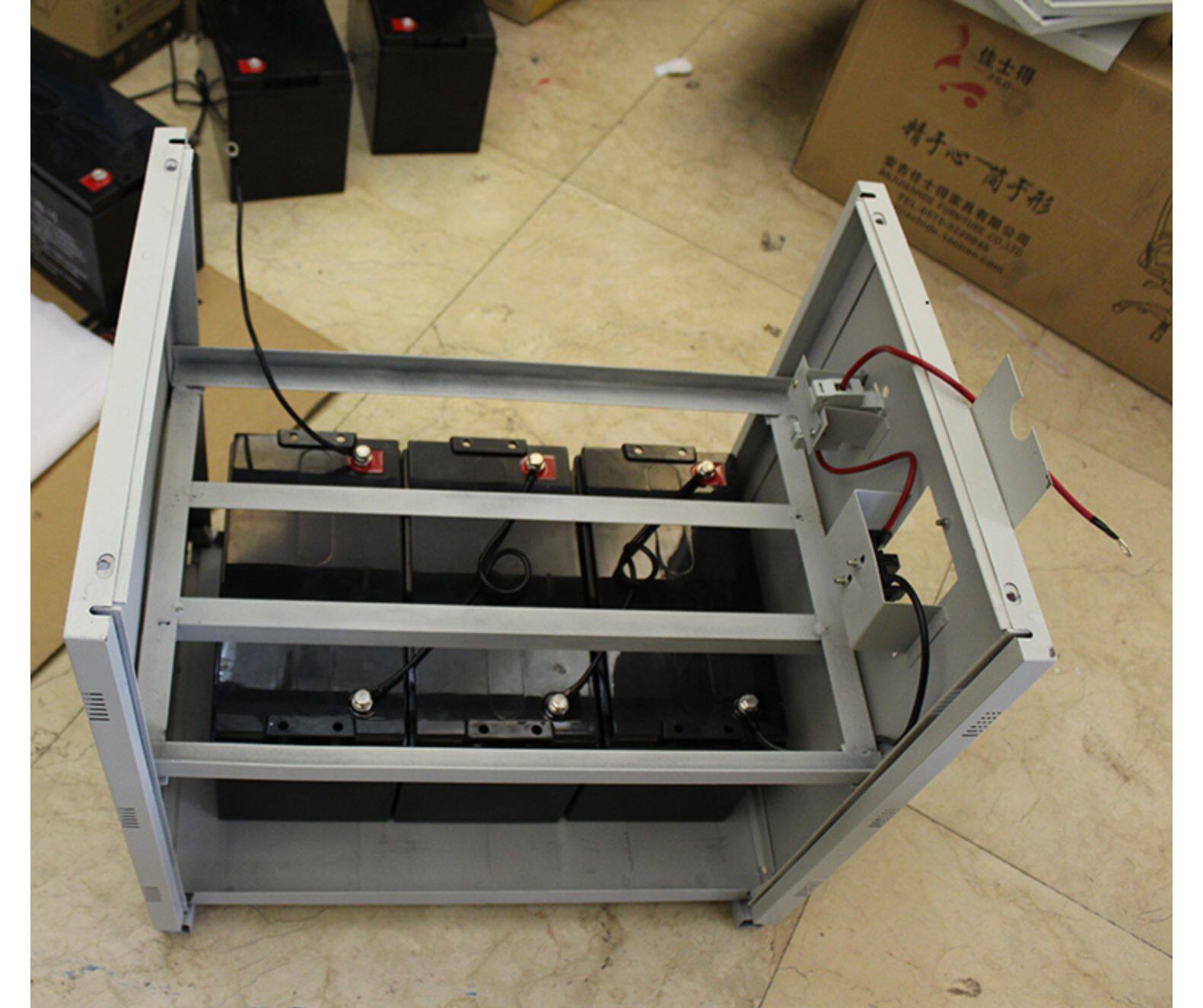 ups电源电脑主机电池柜箱c6可以装6只12v100ah蓄电池厚铁柜大铁皮