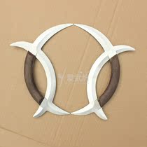 Gossip Sub-afternoon Yuanyang Yuanyang Stainless Steel Martial Arts Double-sided ridge Traditional trooper manufacturer custom-made without cutting edge