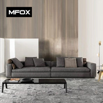 Nordic simple modern fabric sofa Three-person four-person living room combination detachable and washable apartment small apartment sofa