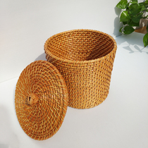 Rattan collection containing basket bin towel containing basket tea leaf tank covered creative vines basket large number of small number house