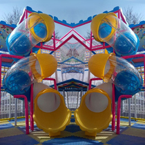 Cylinder Slide Ladder Naughty Castle Slide Ladder Nursery Escape Channel Transparent Slide Color can pick up the large number