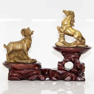 益鼎贵 2017年吉祥物生肖马 马羊添喜摆件宋韶光吉祥物