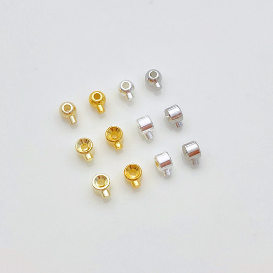 14K 골드 컬러 절약 미니 2.5mm 포지셔닝 버클 및 스냅 버튼 수제 DIY 팔찌 목걸이 보석 마무리 버클 액세서리 14K 골드 컬러 절약 미니 2.5mm 포지셔닝 버클 및 스냅 버튼 수제 DIY 팔찌 목걸이 보석 마무리 버클 액세서리