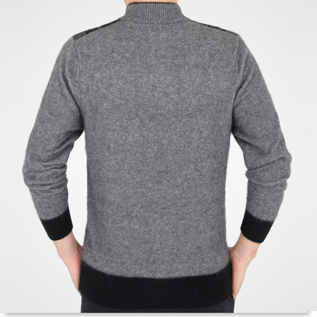 Cashmere sweater ຜູ້ຊາຍ cashmere thickened ຂົນຜູ້ຊາຍ sweater ລະດູຫນາວ sweater ຂົນຜູ້ຊາຍທີ່ຜະລິດໃນເຂດ Er City