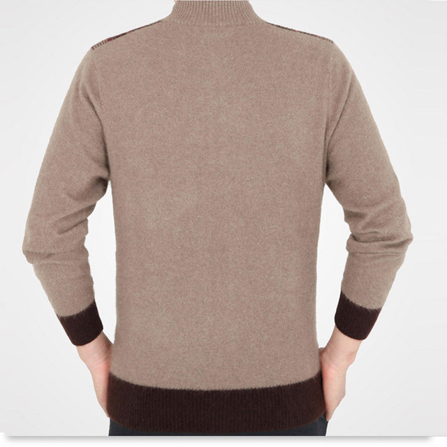 Cashmere sweater ຜູ້ຊາຍ cashmere thickened ຂົນຜູ້ຊາຍ sweater ລະດູຫນາວ sweater ຂົນຜູ້ຊາຍທີ່ຜະລິດໃນເຂດ Er City