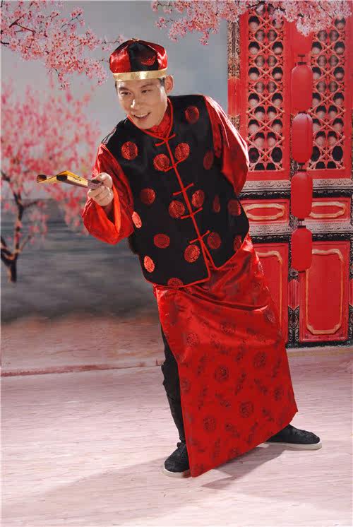 大地主 古装服装 阿哥服装 地主服 清朝少爷装贝勒爷 戏服演出服