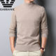 2020 autumn new men's solid color sweater round neck long-sleeved knit sweater all-match base large size sweater trend 2020 autumn new men's solid color sweater round neck long-sleeved knit sweater all-match base large size sweater trend