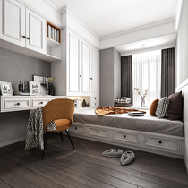Qunying Baiyi bedroom tatami custom bed wardrobe integrated wardrobe custom childrens room stepping rice custom