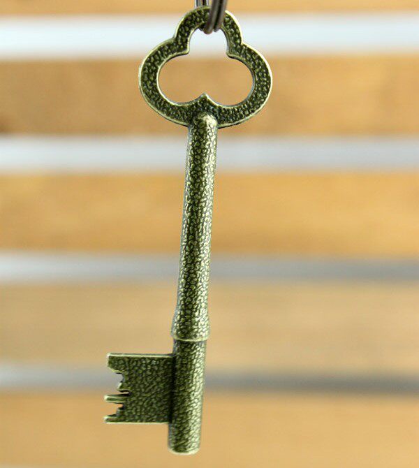 特价复古大管家 古铜质 大钥匙环 圈串 钥匙链带复古钥匙28元1套