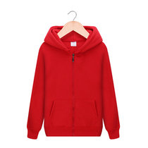 Plus velvet autumn and winter cotton sweater mens and womens hoodies couple loose jacket green and middle-aged thickened solid color zipper chain cardigan