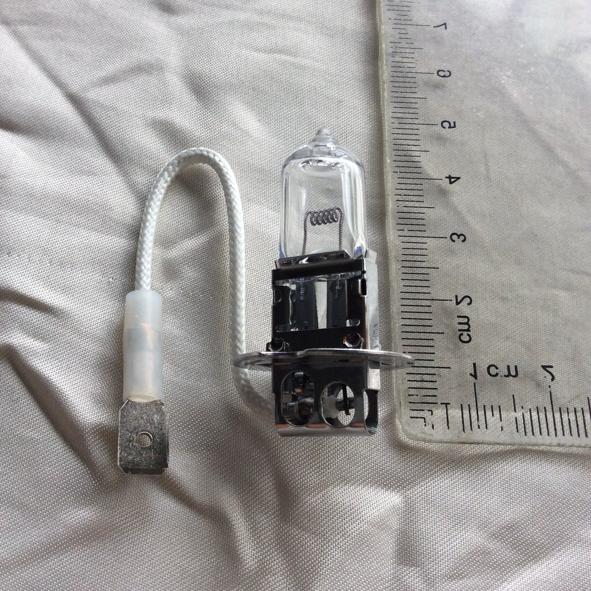 欧司朗 osram 64156 24v70w pk22s 带线灯珠 卤素灯泡