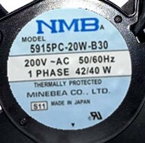 5915PC-20W-B30 5915PC-20W-B30 200VAC original dress Meibei NMB 172 * 150 * 38MM aluminum frame AC blower