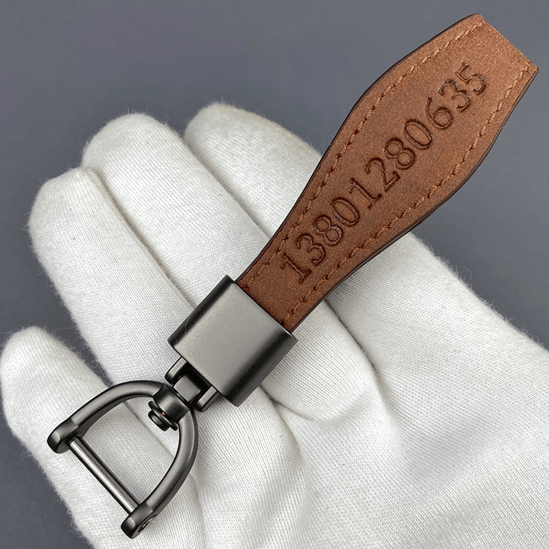 mercedes-benz audi bmw volkswagen leather bule car keychain phone number plate anti-lost custom lettering pendant