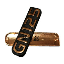 Suitable for light riding Haojue Suzuki little Prince GN125 GN125H HJ-8 side cover labeling aluminum plate decoration