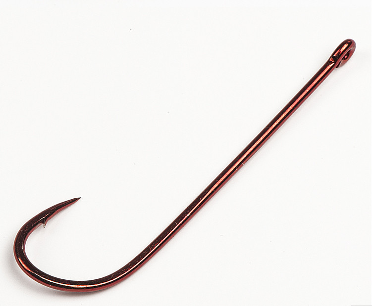 黄鳝钩甲鱼钩mustad慕斯达血虫钩管付长柄钩活饵钩钓鱼钩90234