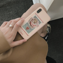 Jueves peach color love God Huawei iphone12 phone case p30pro silicone 11 soft shell p40 all bag max
