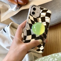 Jueves mirror board lattice mobile phone shell iphone12 Apple 12pro Softshell 11 glossy surface 13 full package 12max