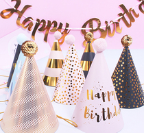 Children Adult Birthday Hat Princess Crown Hair Ball Hat Birthday Headwear Party Supplies Glowing Crown