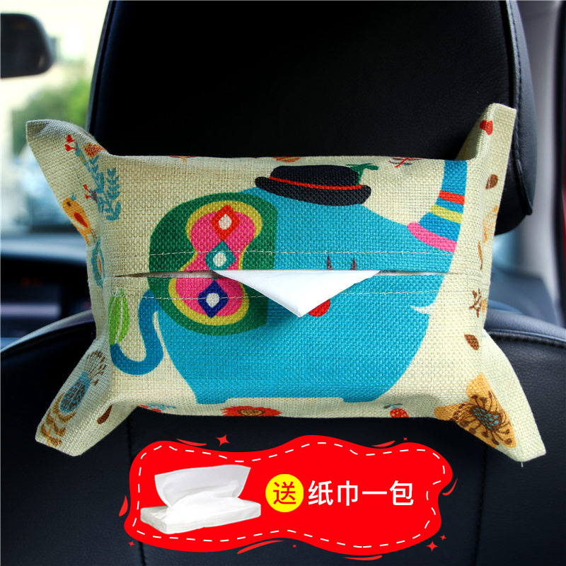 car tissue boxes for cars, carton drawers, creative hanging car supplies hanging s, cute korea