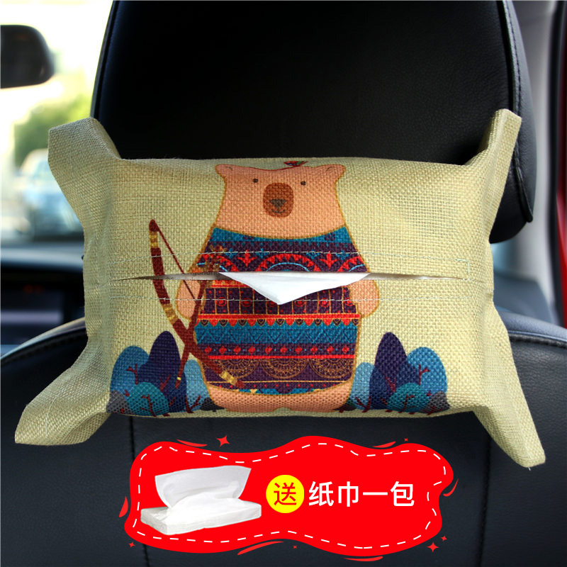 car tissue boxes for cars, carton drawers, creative hanging car supplies hanging s, cute korea