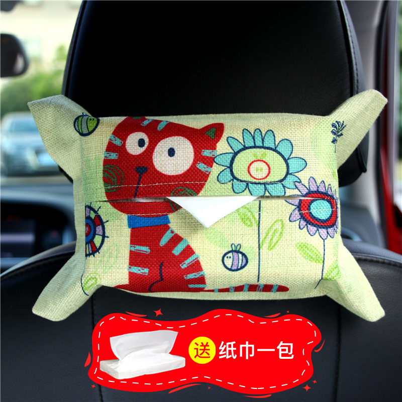 car tissue boxes for cars, carton drawers, creative hanging car supplies hanging s, cute korea