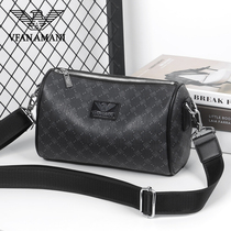 VFANAMANI Single Shoulder Bag Male 2023 New Slide Bag Large Capacity Travel Pack Men on Business Casual Bag