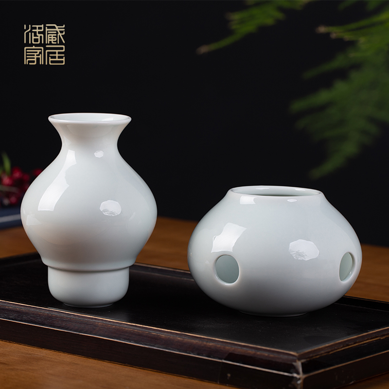 Glass wine liquor home runs small wine drinking cups of jingdezhen ceramic temperature wine suits for a small handleless wine cup