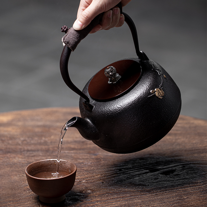 Iron pot of special cast Iron tea kettle TaoLu boiled tea machine manual imitation Japan Iron kettle boiling kettle suits for