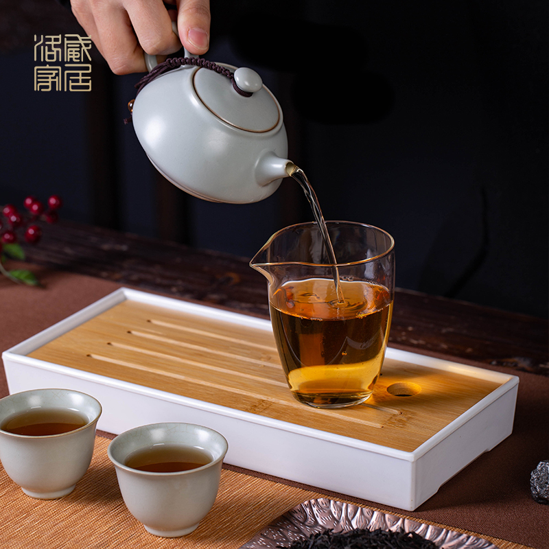 Your up kung fu tea set piece suit household contracted to leave but keep Your porcelain teapot teacup ceramic tea tray was small tea table