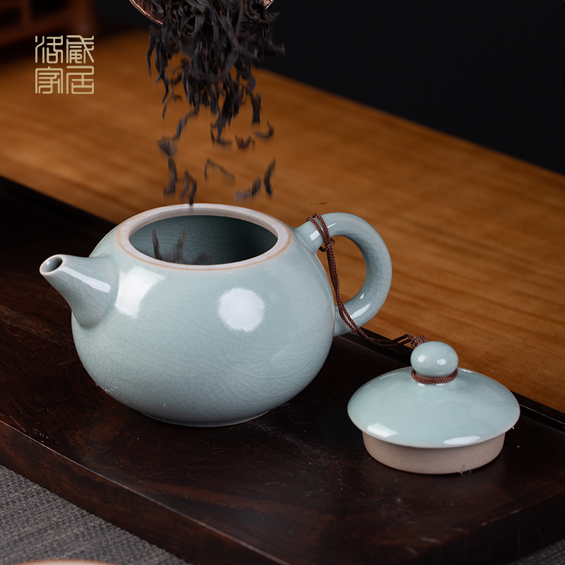 Your up the was set home sitting room jingdezhen ceramic kung fu tea tureen teapot teacup of a complete set of gift boxes