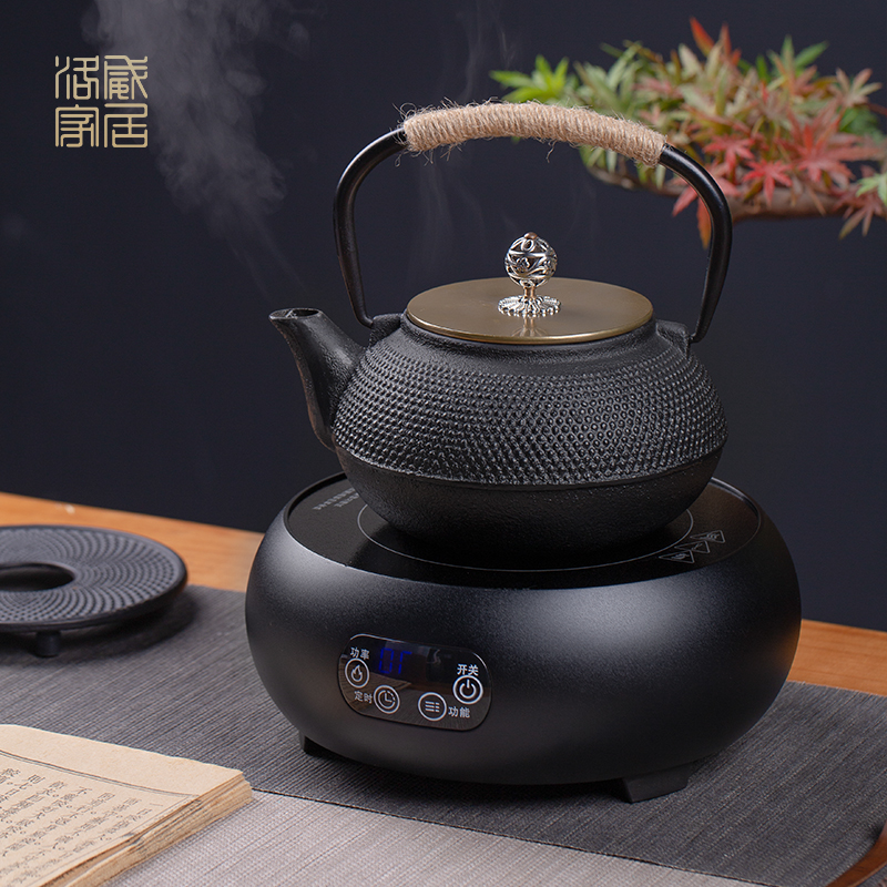 The teapot imitated Japanese iron pot manually cast iron tea kettle single pot TaoLu boiled tea machine household utensils