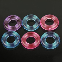 Color crystal ring Mens lock ring Male penis ring Physical therapy foreskin resistance ring Fun adult products
