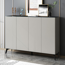 Door shoe cabinet home porch cabinet Italian light luxury home baking paint modern simple large capacity multi-functional storage