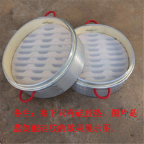 Round silicone steamer mat Steamer cloth steamer paper steamed bun steamed bun mat Steamer bamboo household commercial