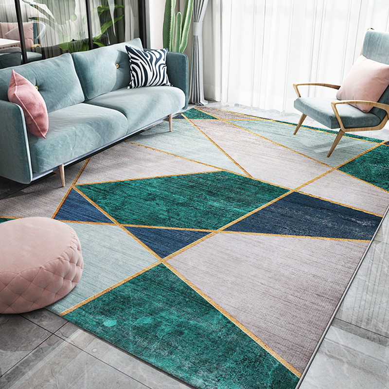 nordic ins style american light luxury carpet living room tea table blanket modern simple sofa bedroom full of household floor mats