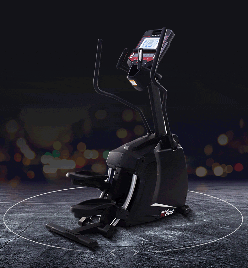 美国速尔sc200 家用豪华静音滑步椭圆机登山机踏步机 健身房专用