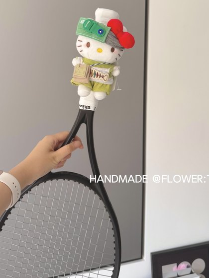진짜 Hellokitty 플러시 인형 테니스 라켓 장식 바지 만화 인형 가장 친한 친구에게 창조적 인 선물 진짜 Hellokitty 플러시 인형 테니스 라켓 장식 바지 만화 인형 가장 친한 친구에게 창조적 인 선물