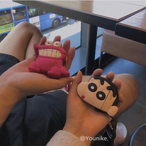 South Korea ins Net red with cute little crocodile couple airpods1 Generation 2 generation wireless Bluetooth silicone protective cover