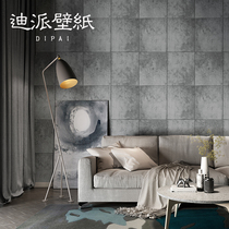 Retro cement board snow rock board gray antique tile industrial wind wallpaper restaurant hotel marble wallpaper background