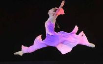 Classical dance teaching tutorial Flying song Chu waist pretty flower Dan Ailian said fan dance Danqing and other finished dance 4DVD