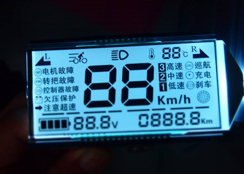 电动车液晶屏 开模定制lcd htn 正显液晶屏 免模费