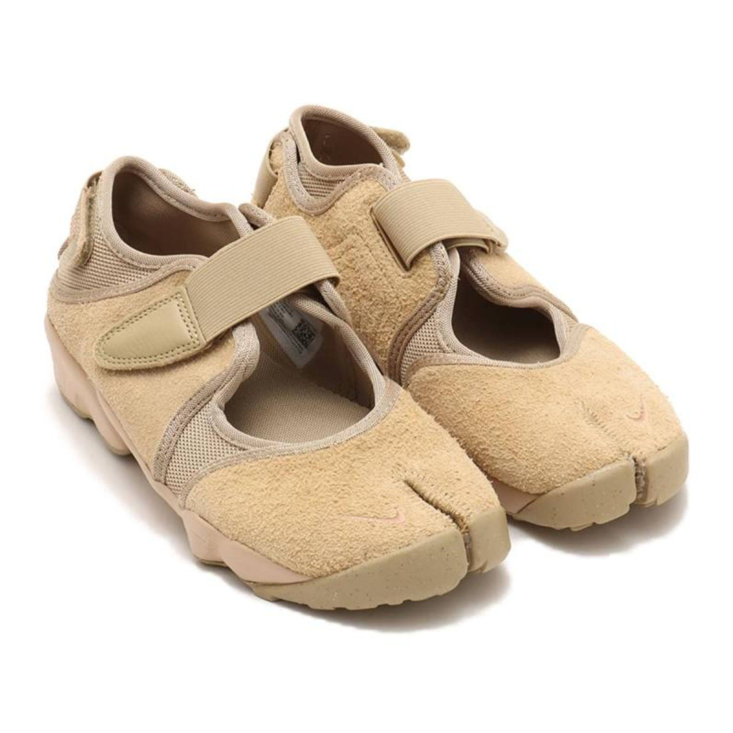 日本代购直邮耐克nike wmns air rift麂皮绒面忍者分趾鞋女款