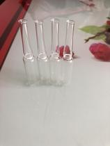 2ml white curved neck easy to fold ampoule shaped injection bottle glass bottle ampoule bottle