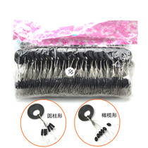 Space beans do not hurt line olive cylindrical fishing line accessories fishing gear supplies 100 group 600 grain packaging