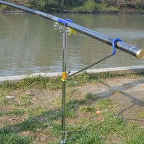 Ground insertion bracket 8-15 m long pole bracket two-wheeled fishing pole frame large bracket fishing bracket fishing pole Fort