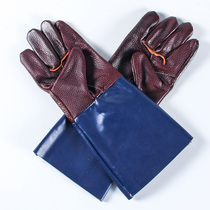 Cowhide welding gloves Welder gloves Anti-stab insulation Welder welding gloves Durable labor protection gloves