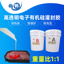 Environmental protection addition Type 1:1 ratio repairable high transparent thermal conductive electronic silicone potting glue