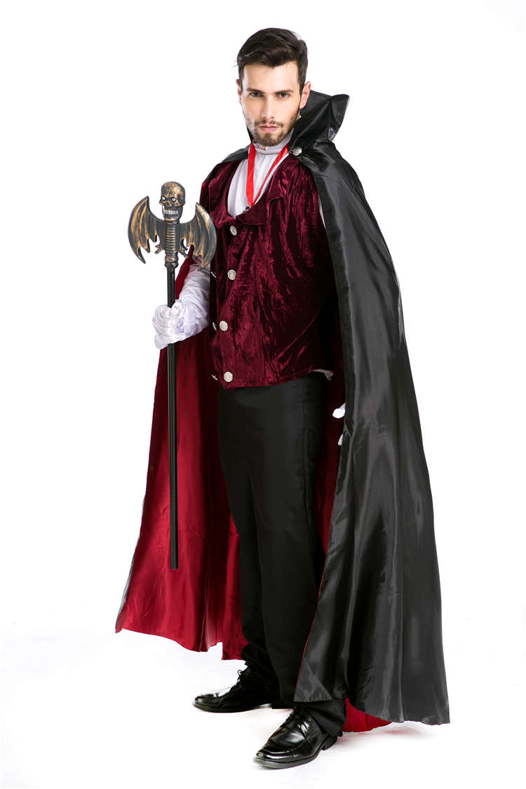 万圣节化妆舞会服装 cos成人吸血鬼服装 哥德式伯爵爵士吸血鬼服