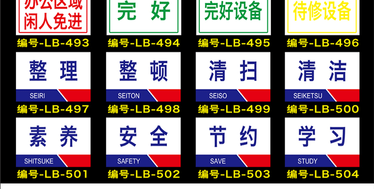 工厂生产车间分区标识牌验厂区域划分指示牌仓库标示牌标志牌吊牌