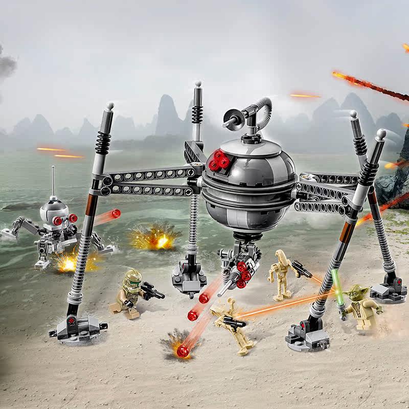 乐高积木拼装星球大战系列制导蜘蛛机器人75142儿童益智拼插玩具